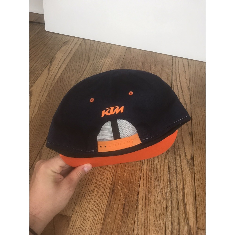 Ryan‎ Dungey #1 Pro Motocross Navy Blue/Orange KTM Racing Cap Snap Back Hat - Picture 4 of 5